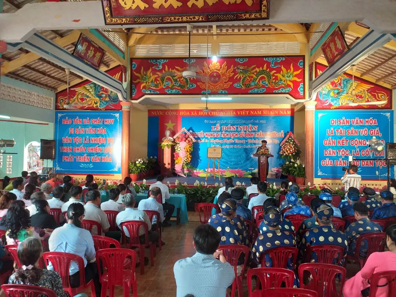 Lễ công nhận di tích lịch sử văn hóa cấp tỉnh Đình thần Phước Lễ 2