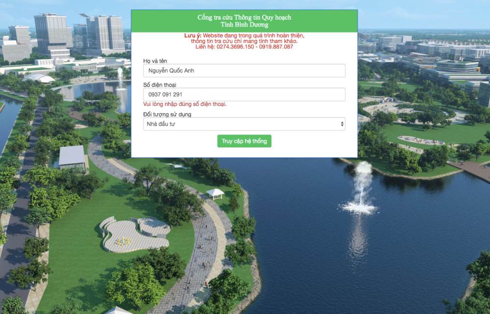 Xem số tờ số thửa thông qua website quản lý đất đai tại địa phương