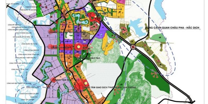 Bản đồ quy hoạch thị xã Phú Mỹ, tỉnh Bà Rịa – Vũng Tàu (Mới nhất)