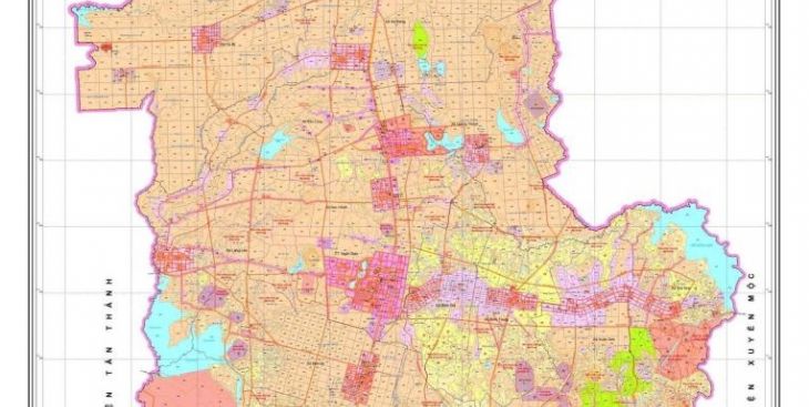 Thông tin về bản đồ quy hoạch huyện Châu Đức (Mới nhất)