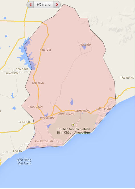 Bản đồ quy hoạch xã Phước Tân huyện Xuyên Mộc  Bản đồ quy hoạch xã Phước Tân huyện Xuyên Mộc dùng để làm gì?