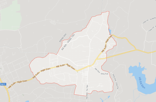 Bản đồ quy hoạch phường Hắc Dịch thị xã Phú Mỹ