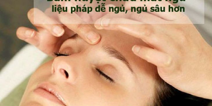 Một số cách bấm huyệt chữa mất ngủ tại nhà