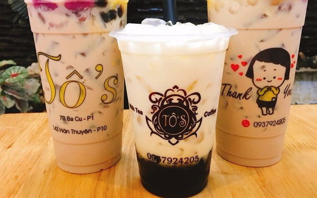 Tô’s Milk Tea & Coffee - Quán trà sữa Vũng Tàu có view đẹp