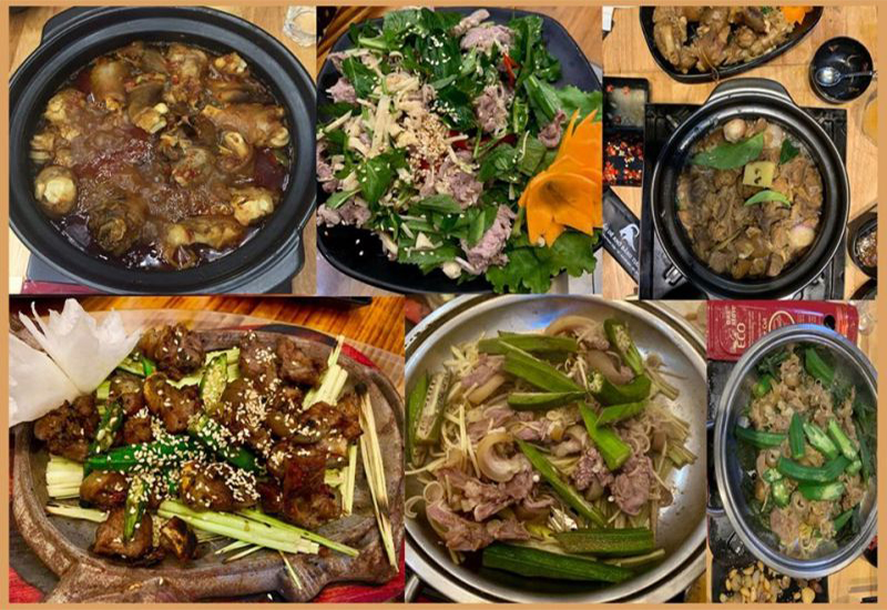 Quán phục vụ đa dạng các món dê