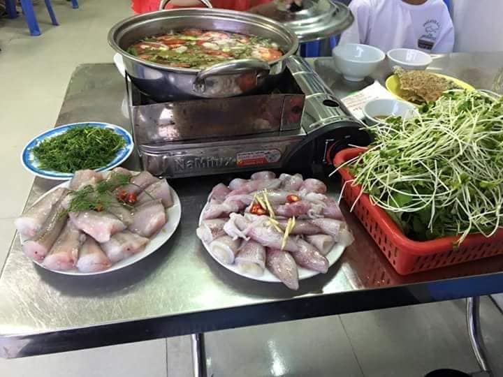 Lẩu cá khoai Hoài Thu có hương vị thơm ngon, đậm đà