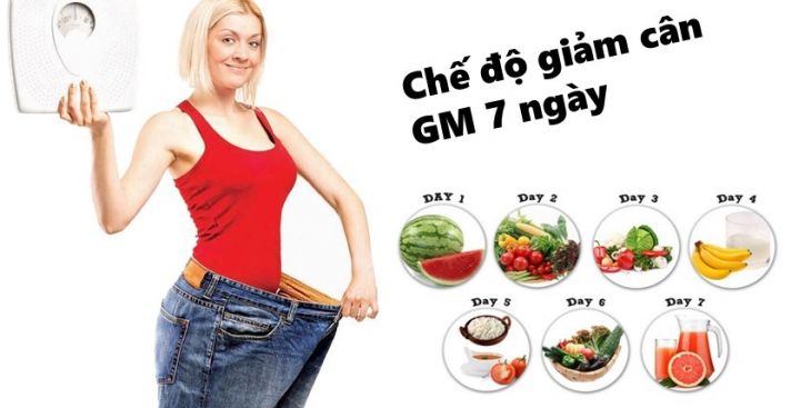 Cách giảm cân nhanh trong 1 tuần bằng phương pháp GM Diet