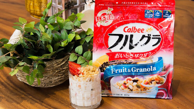 Ngũ cốc Calbee bao nhiêu calo?